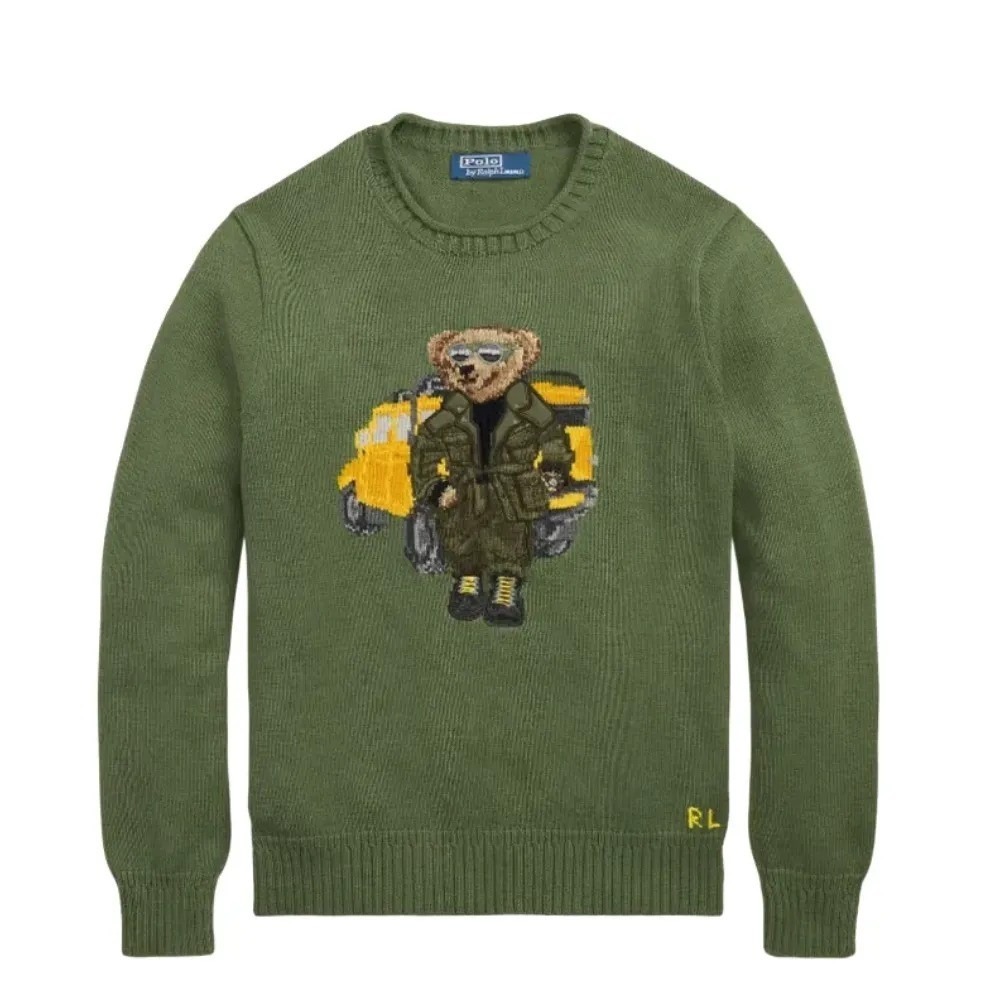 Polo Ralph Lauren Men's Polo Bear Expedition Truck Sweater Sz XL NWT $398 - Picture 8 of 10